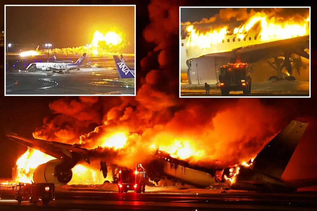 Japan Airlines Flight Engulfed in Flame with Nearly 400 Passengers onboard - Utv Pakistan